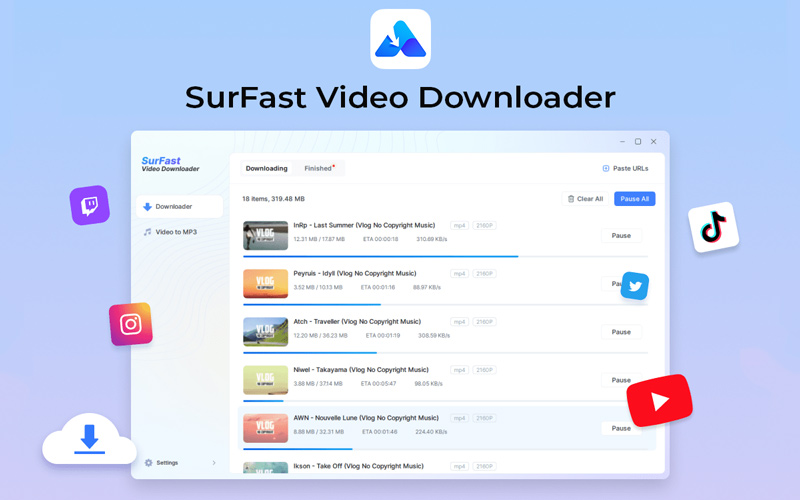 Surfast Video Downloader Lifetime Deal