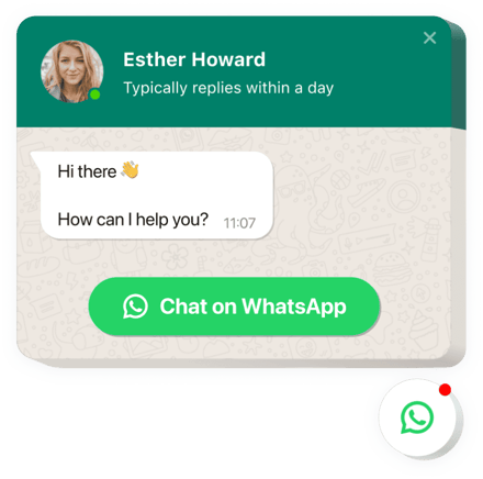 Whatsapp Widget Discount